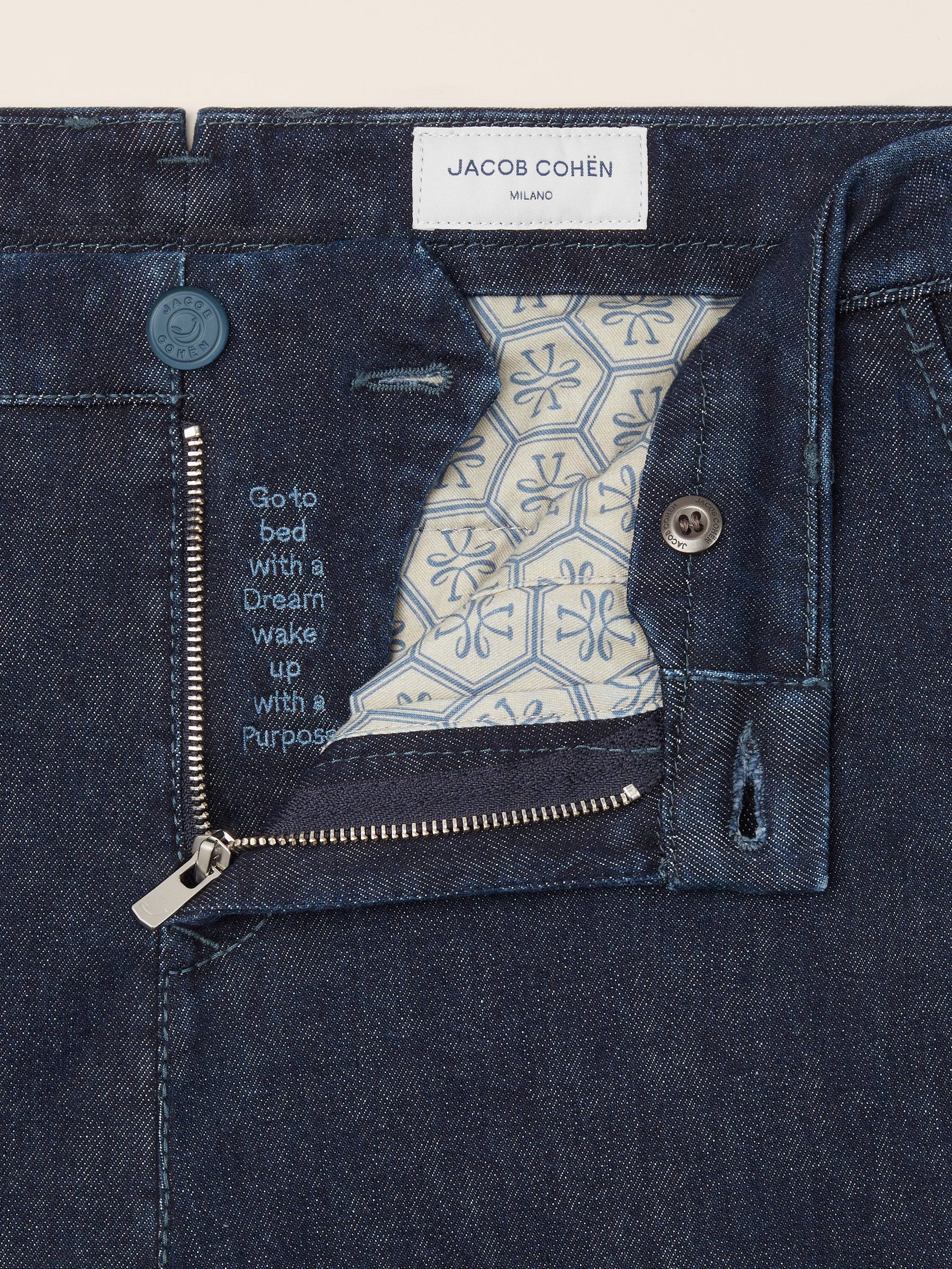 Jacob Cohen Pantalone Jeans Bobby Chino Slim Lavato Uomo