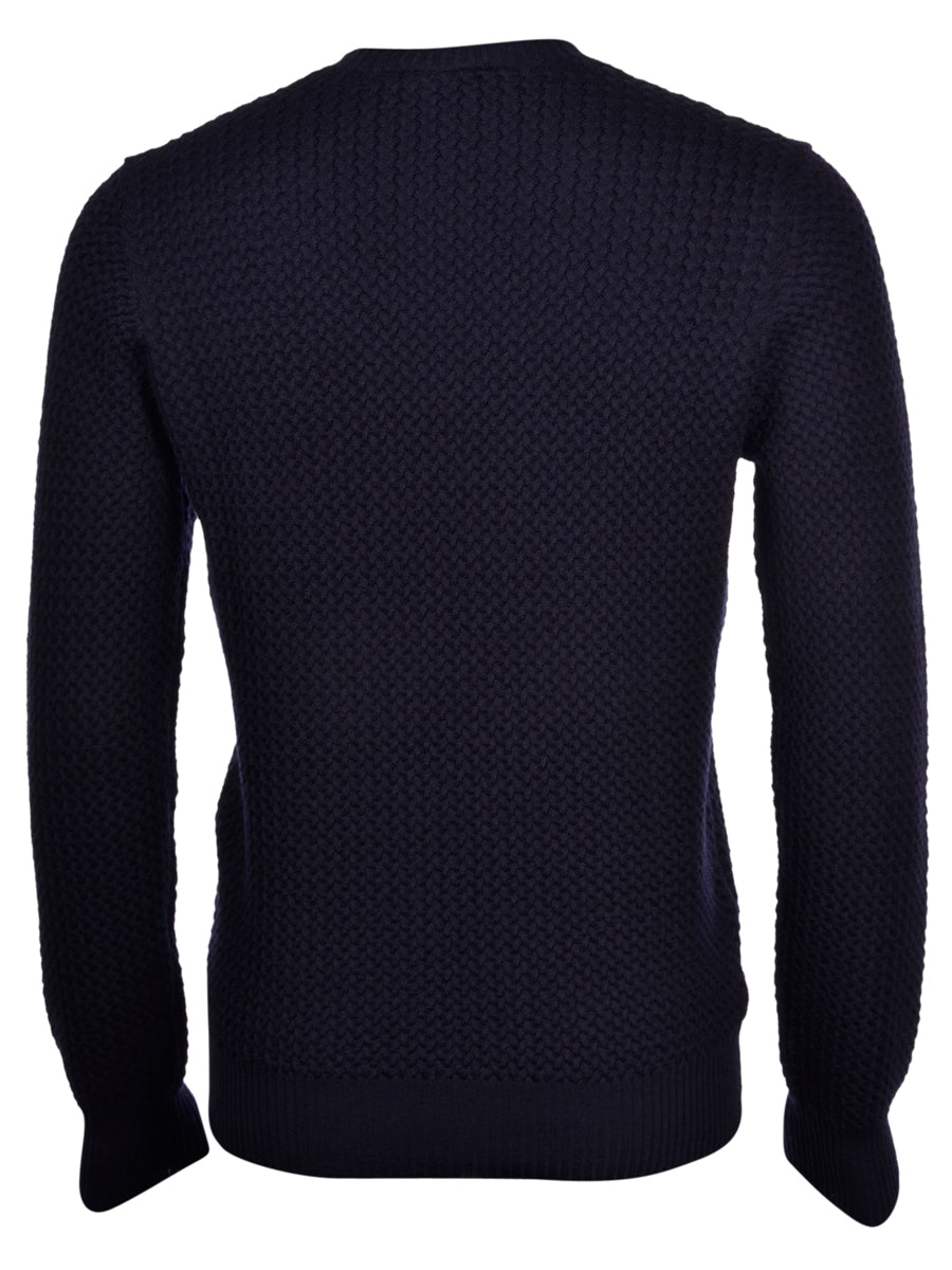 Gran Sasso Girocollo Micro Trecce Uomo