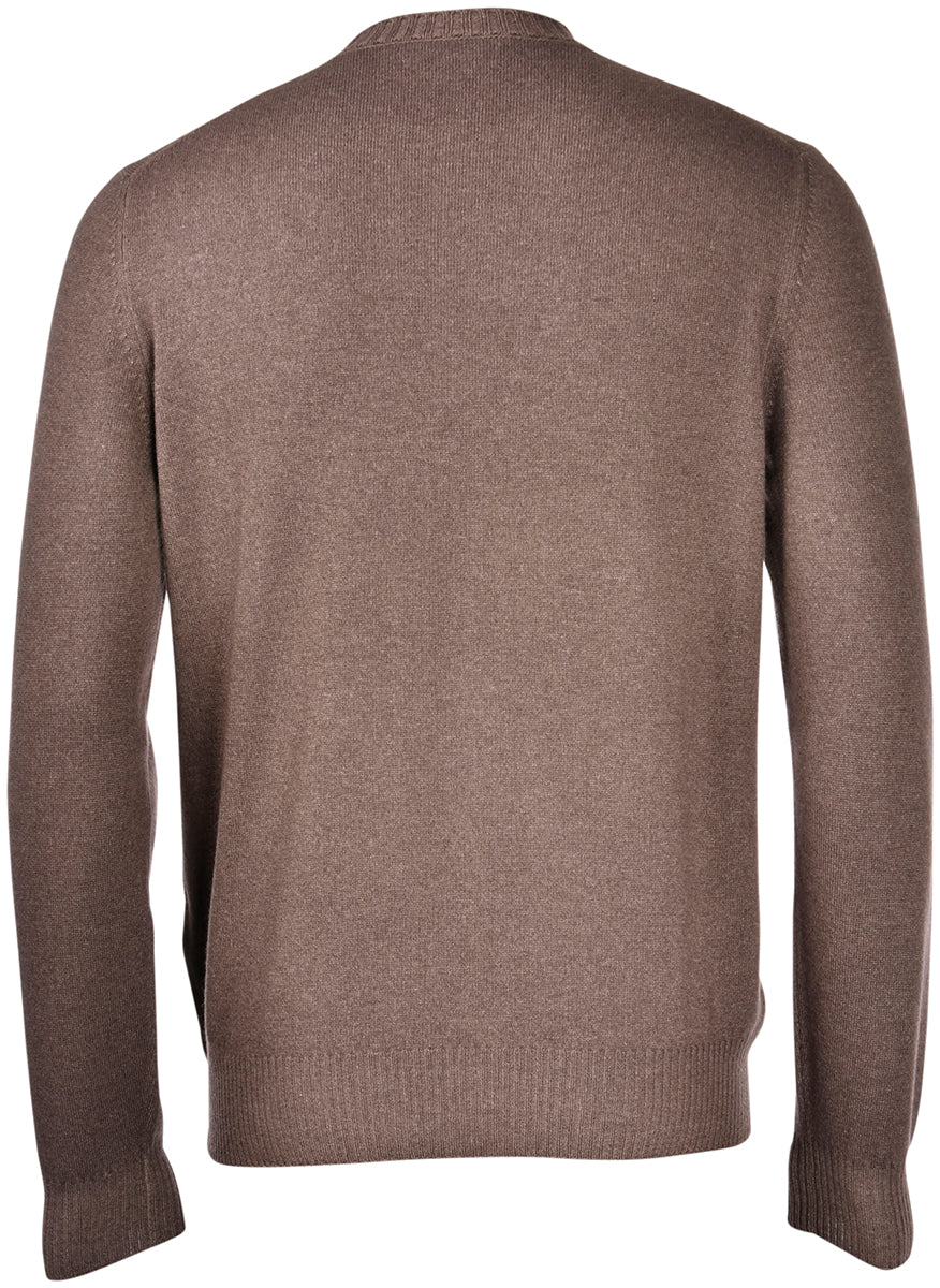 Gran Sasso Girocollo Vintage con Dettagli Coste Uomo