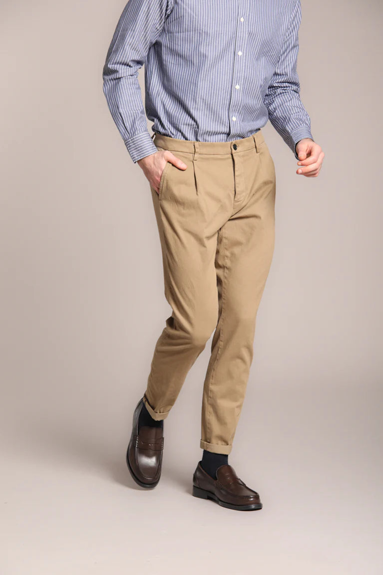 Mason's Pantalone Chino Osaka 1 Pinces Uomo