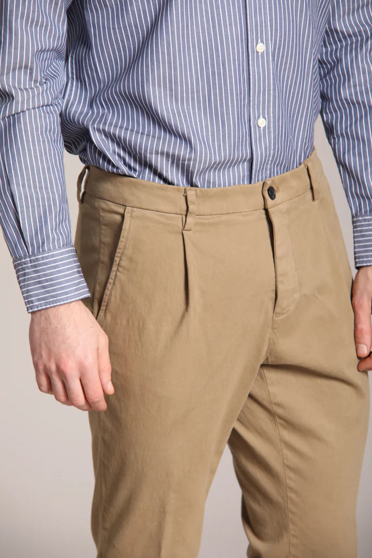 Mason's Pantalone Chino Osaka 1 Pinces Uomo