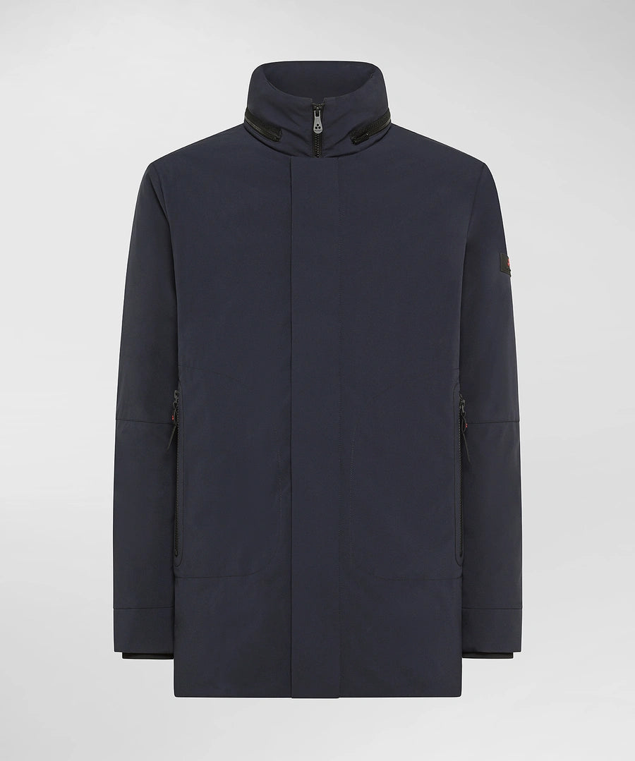 Peuterey Overcoat Stretch con Cappuccio Estraibile Uomo