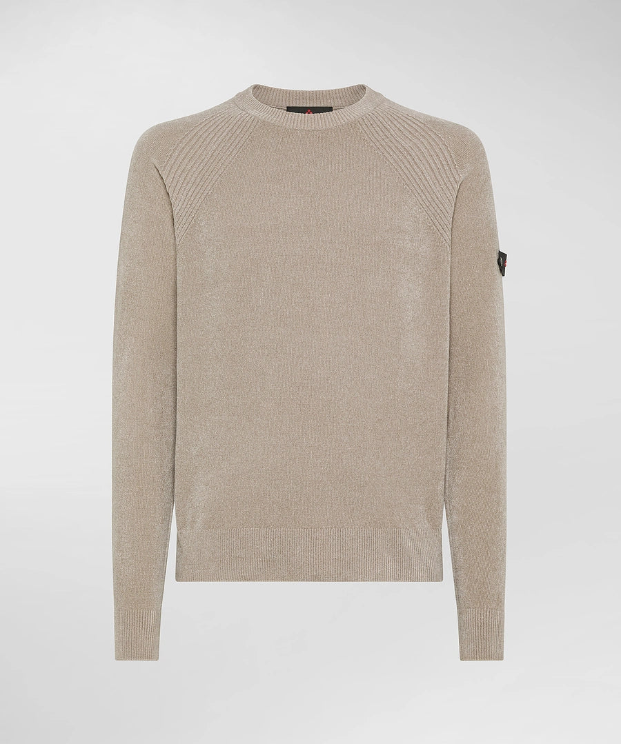 Peuterey Maglia Girocollo in Ciniglia Rasata Uomo