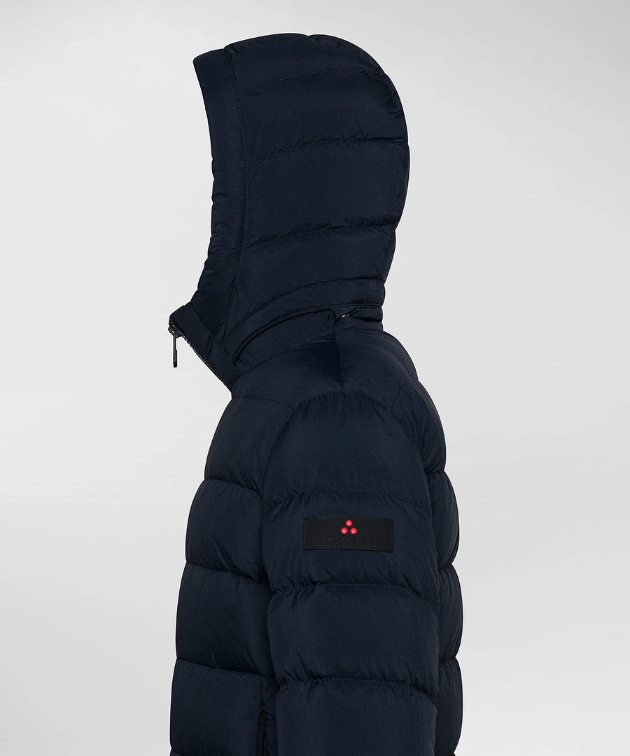 Peuterey Piumino in Nylon Leggero con Cappuccio Staccabile Uomo