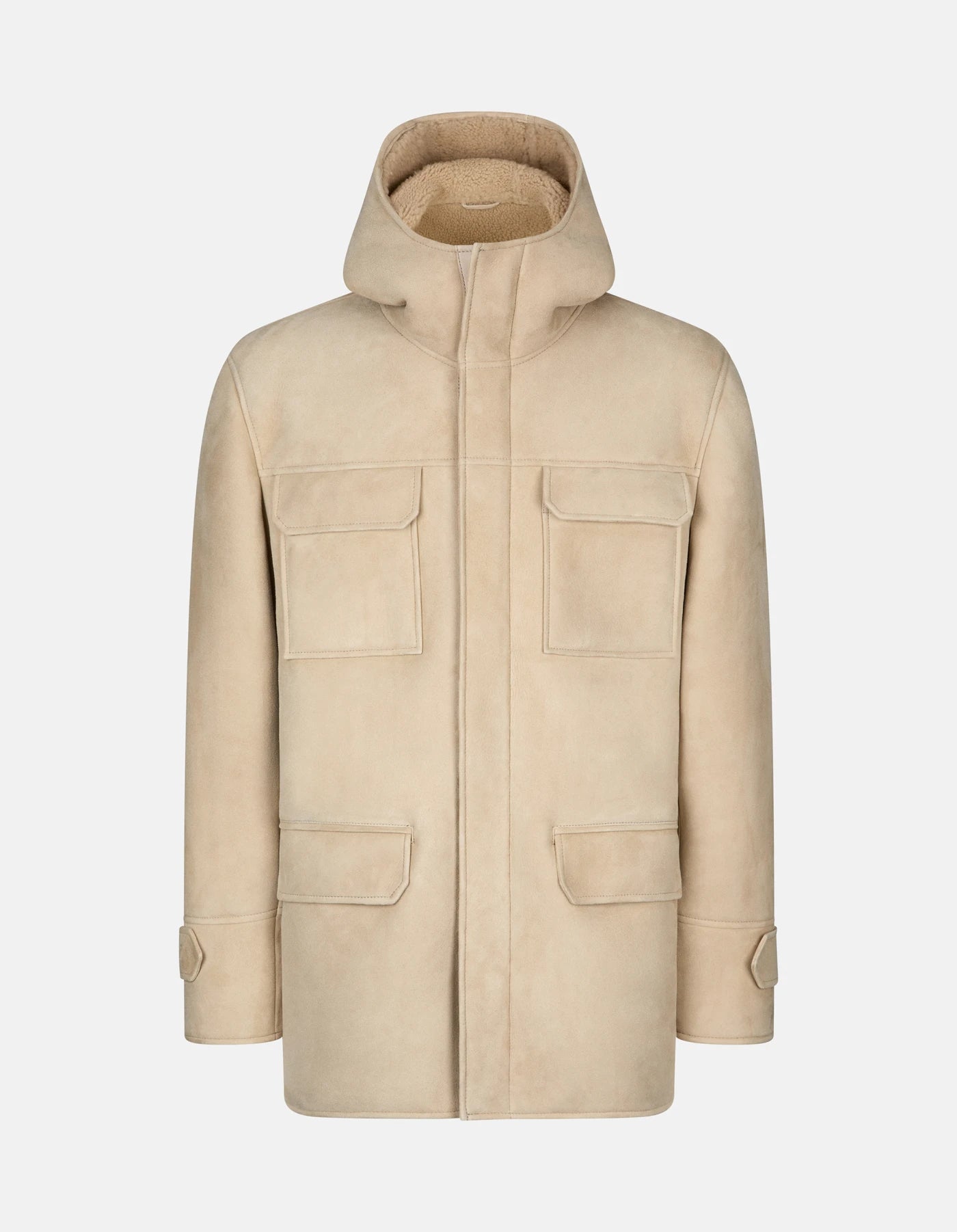 Dondup Giaccone regular in shearling Uomo