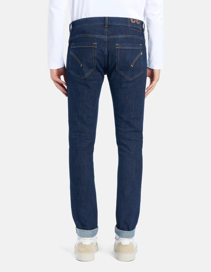 Dondup Jeans George Skinny in Denim Stretch Uomo