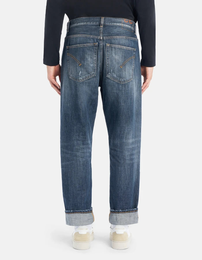 Dondup Jeans Paco loose in denim fisso riciclato Uomo