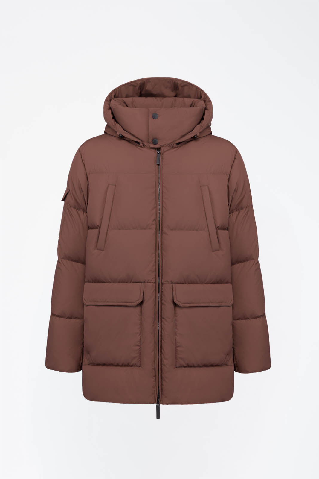 After Label Piumino Lungo Opaco Uomo