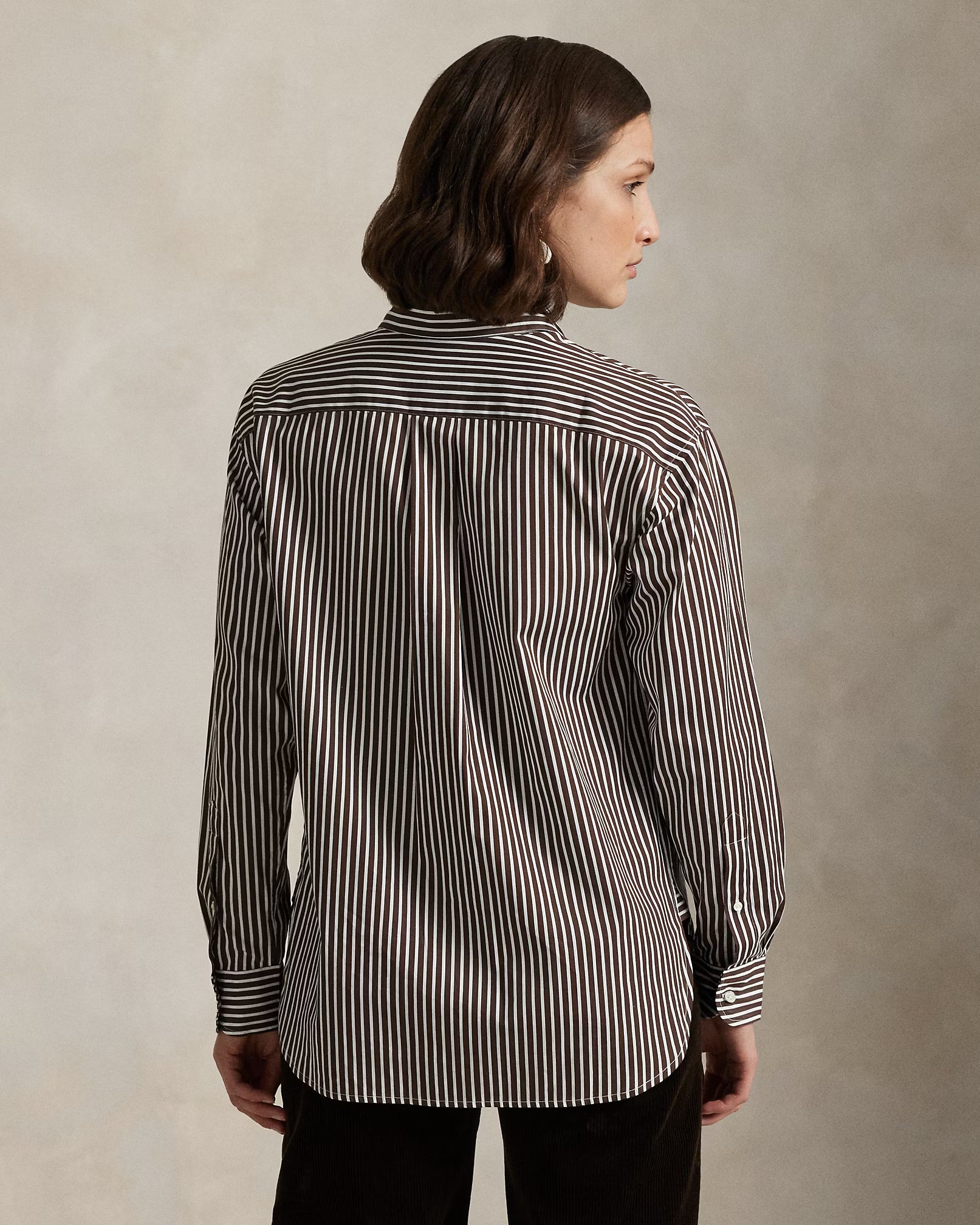 Ralph Lauren Camicia in cotone a righe Relaxed-Fit Donna