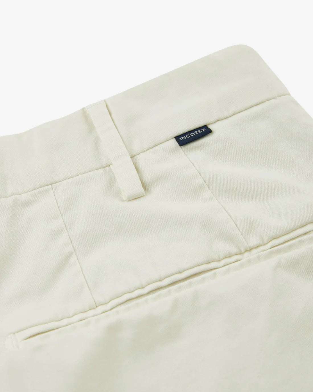 Incotex Pantalone Slim Fit in Gabardina di Cotone e Lyocell Uomo