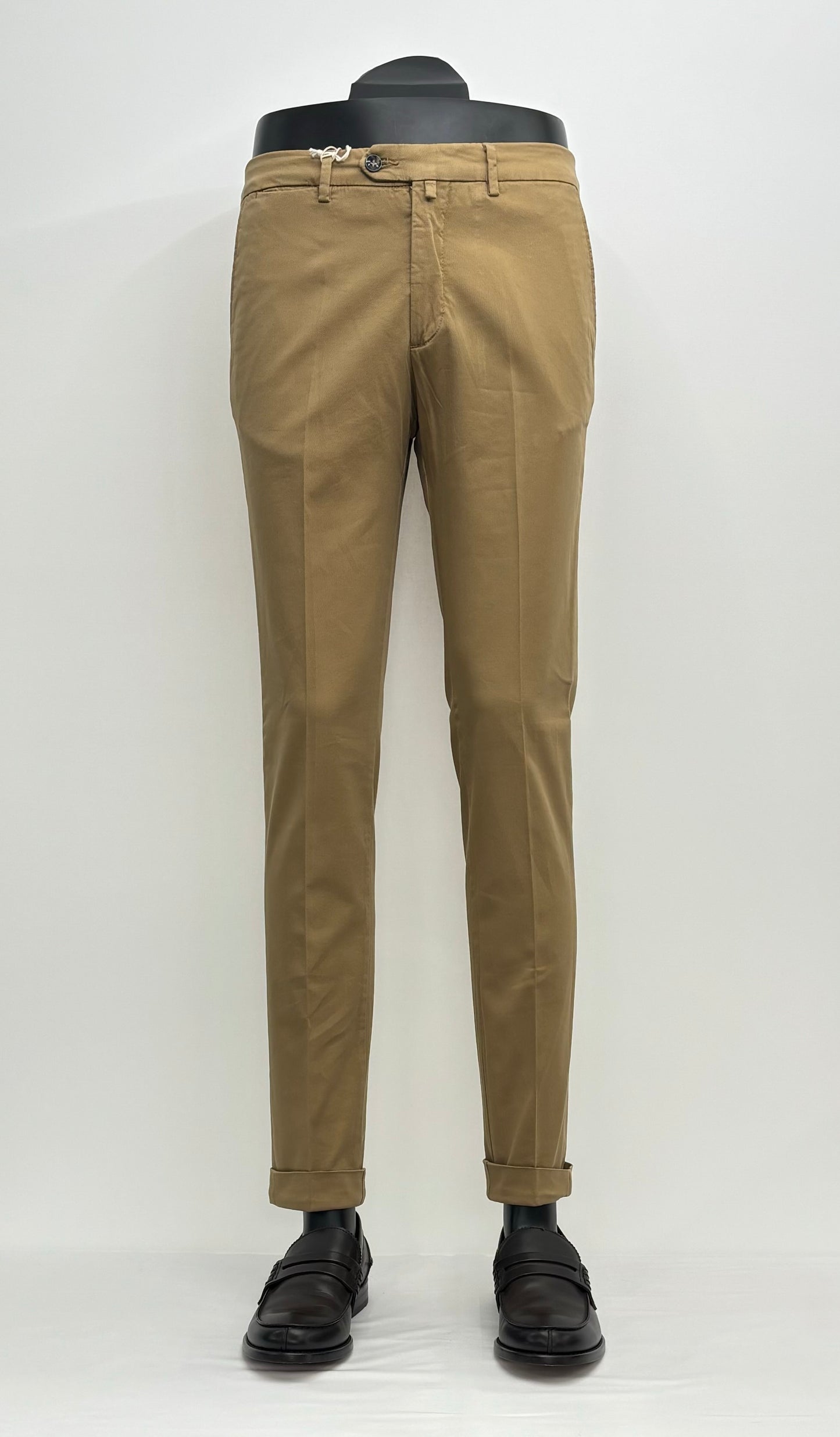 B Settecento Pantalone Slim Gabardina Uomo