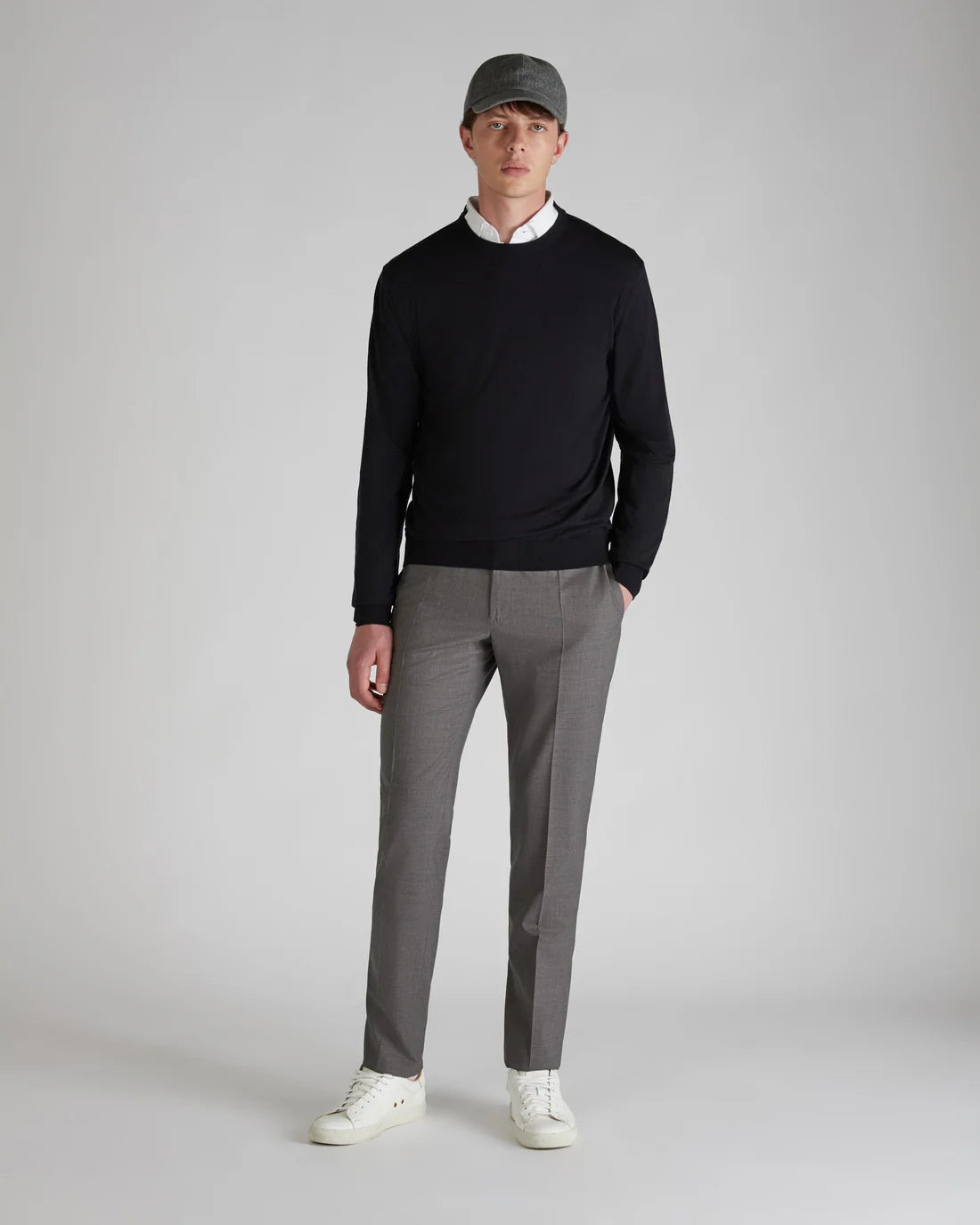 Zanone Girocollo Slim Fit in Flexwool Certificato Uomo