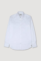 Brooksfield Camicia Collo Francese in Pin Point Slim Fit Uomo