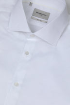 Brooksfield Camicia Collo Francese in Pin Point Slim Fit Uomo