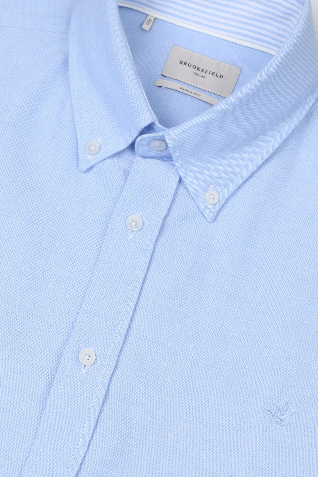 Brooksfield Camicia Botton Down in Oxford Regular Fit Uomo