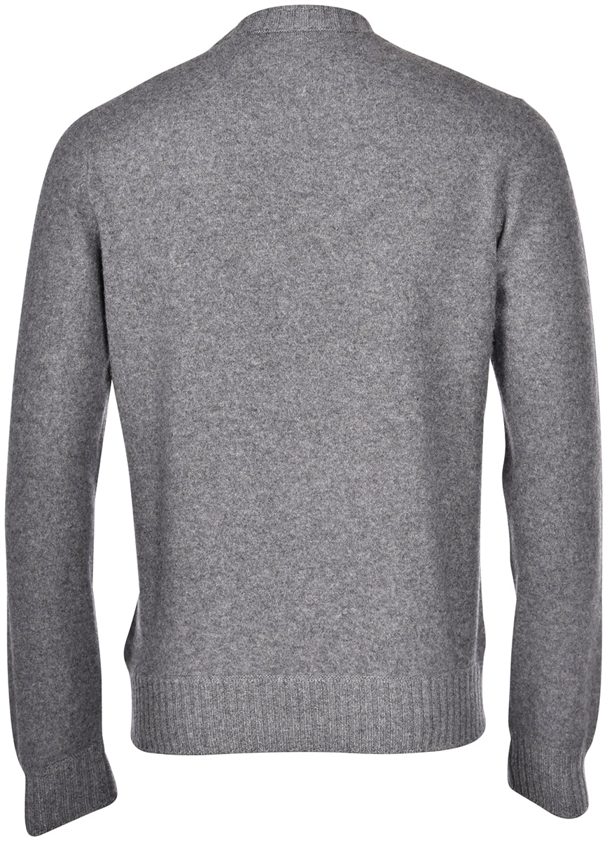 Gran Sasso Girocollo Lavorato in Felted Cashmere Uomo