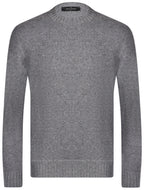 Gran Sasso Girocollo Lavorato in Felted Cashmere Uomo
