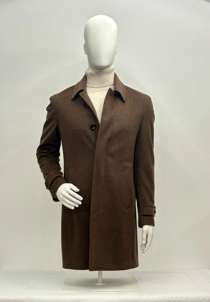 Luigi Bianchi Cappotto Monopetto Loro Piana Uomo