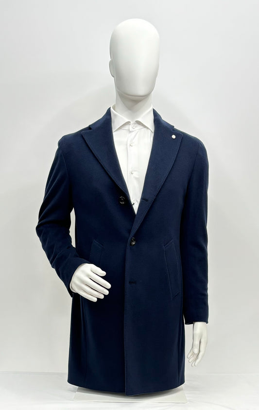 Luigi Bianchi Cappotto Monopetto Cashmere Uomo