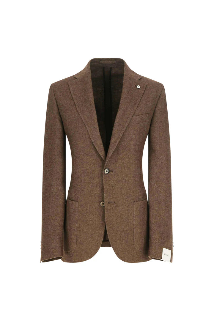 Lbm 1911 Giacca Monopetto Fantasia Spigata Uomo