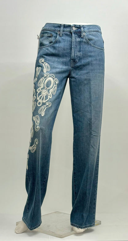 Dondup Jeans Con Ricamo Donna