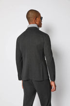 Lbm 1911 Giacca Doppiopetto Travel in Jersey Tecnico Uomo