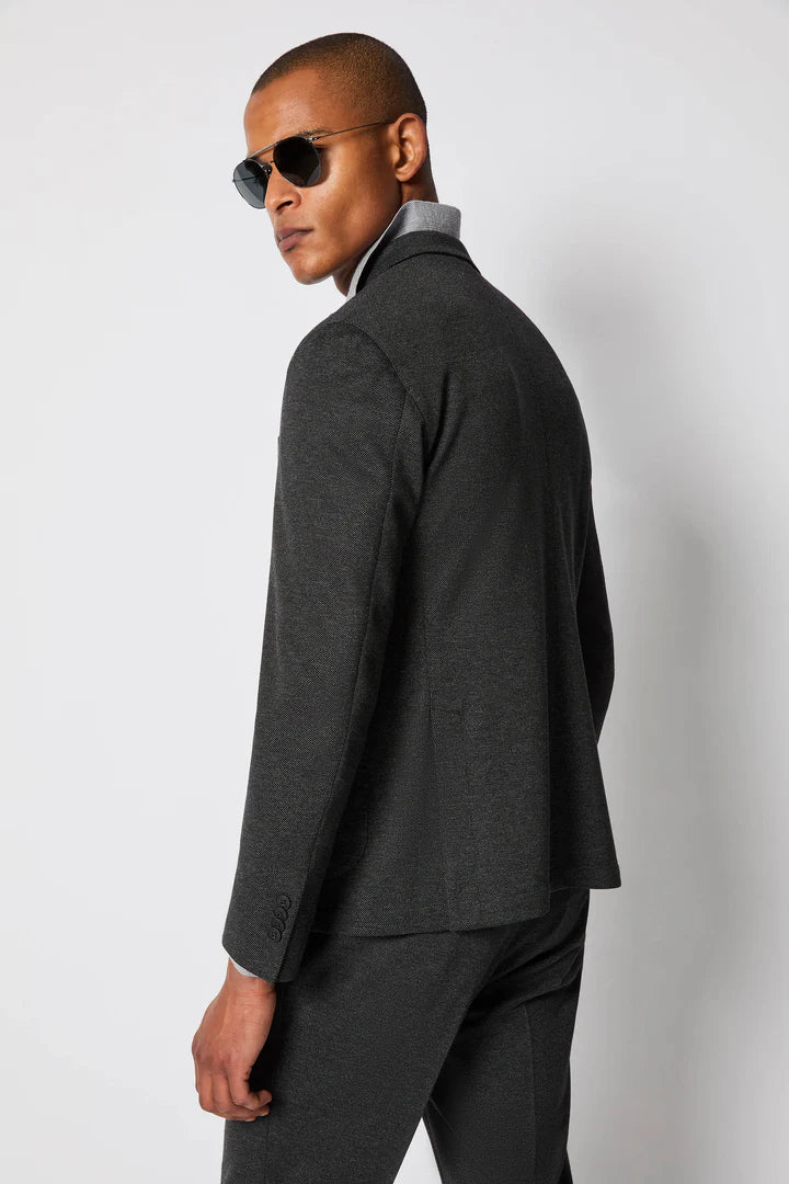 Lbm 1911 Giacca Doppiopetto Travel in Jersey Tecnico Uomo