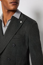 Lbm 1911 Giacca Doppiopetto Travel in Jersey Tecnico Uomo