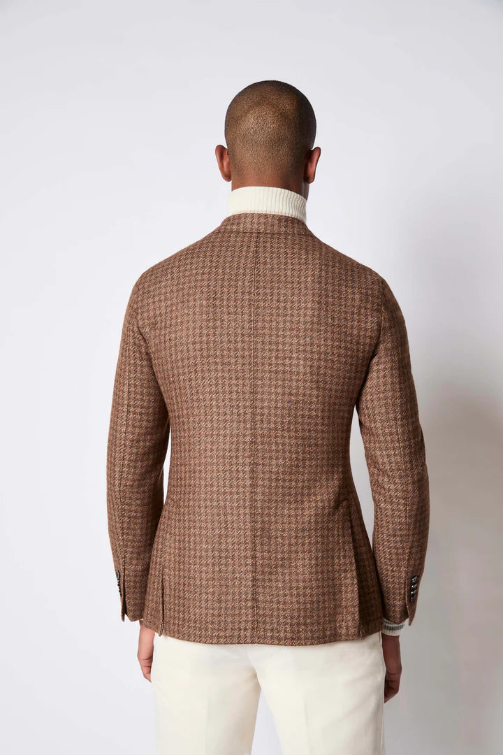 Lbm 1911 Giacca Doppiopetto Pied De Poul Jersey Uomo