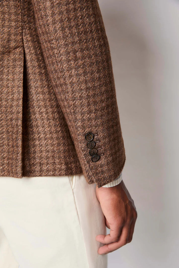 Lbm 1911 Giacca Doppiopetto Pied De Poul Jersey Uomo