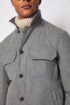 Lbm 1911 Overshirt non Trattata in Cotone Stretch Uomo