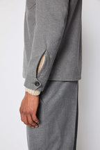 Lbm 1911 Overshirt non Trattata in Cotone Stretch Uomo