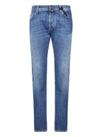Jacob Cohen Jeans Nick Slim Stretch Lavato Uomo