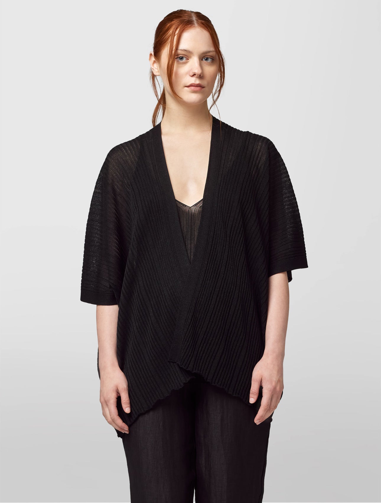 Alpha Studio Cardigan Wet Layers Coste Mix Donna