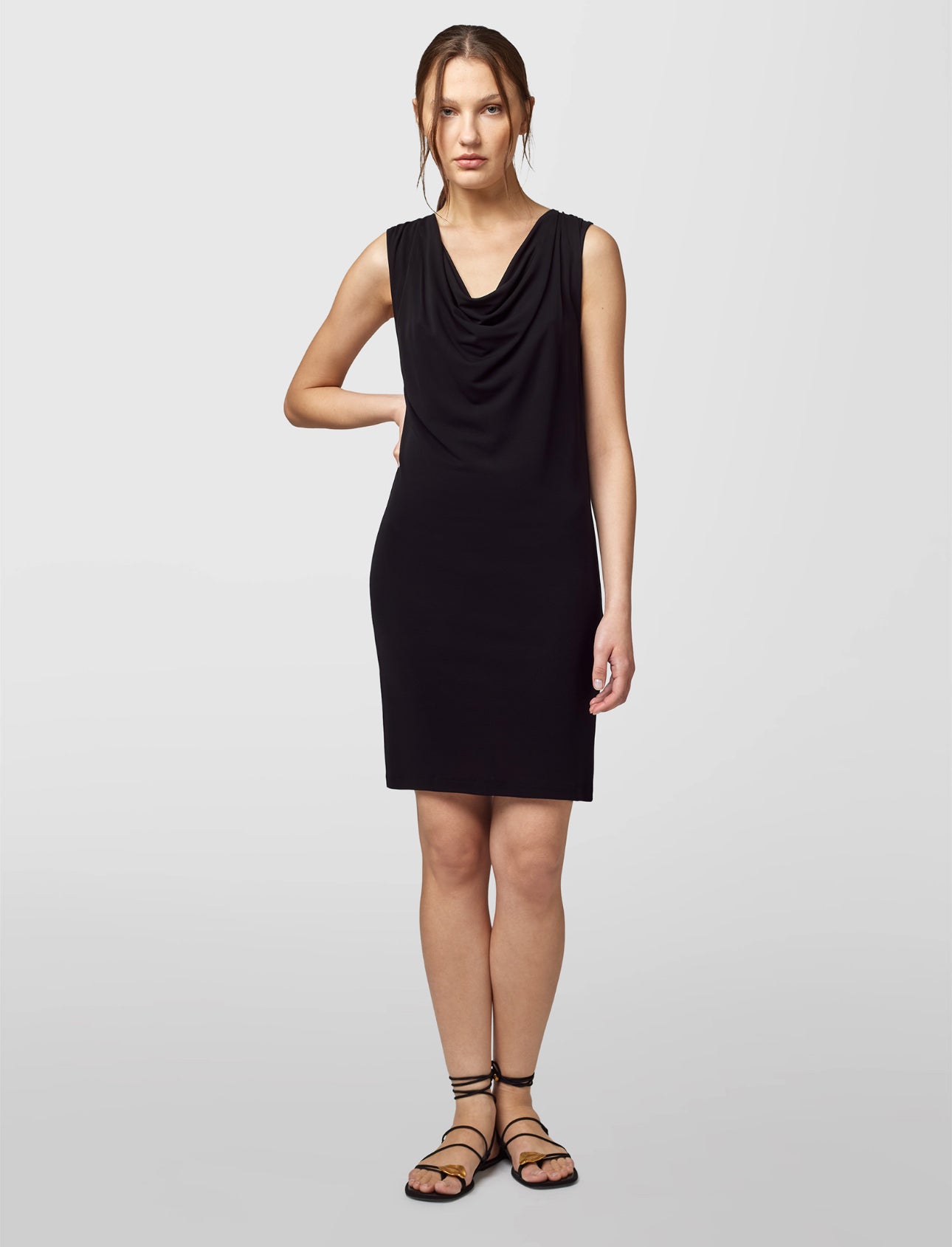 Alpha Studio Abito Goccia in Crepe Donna