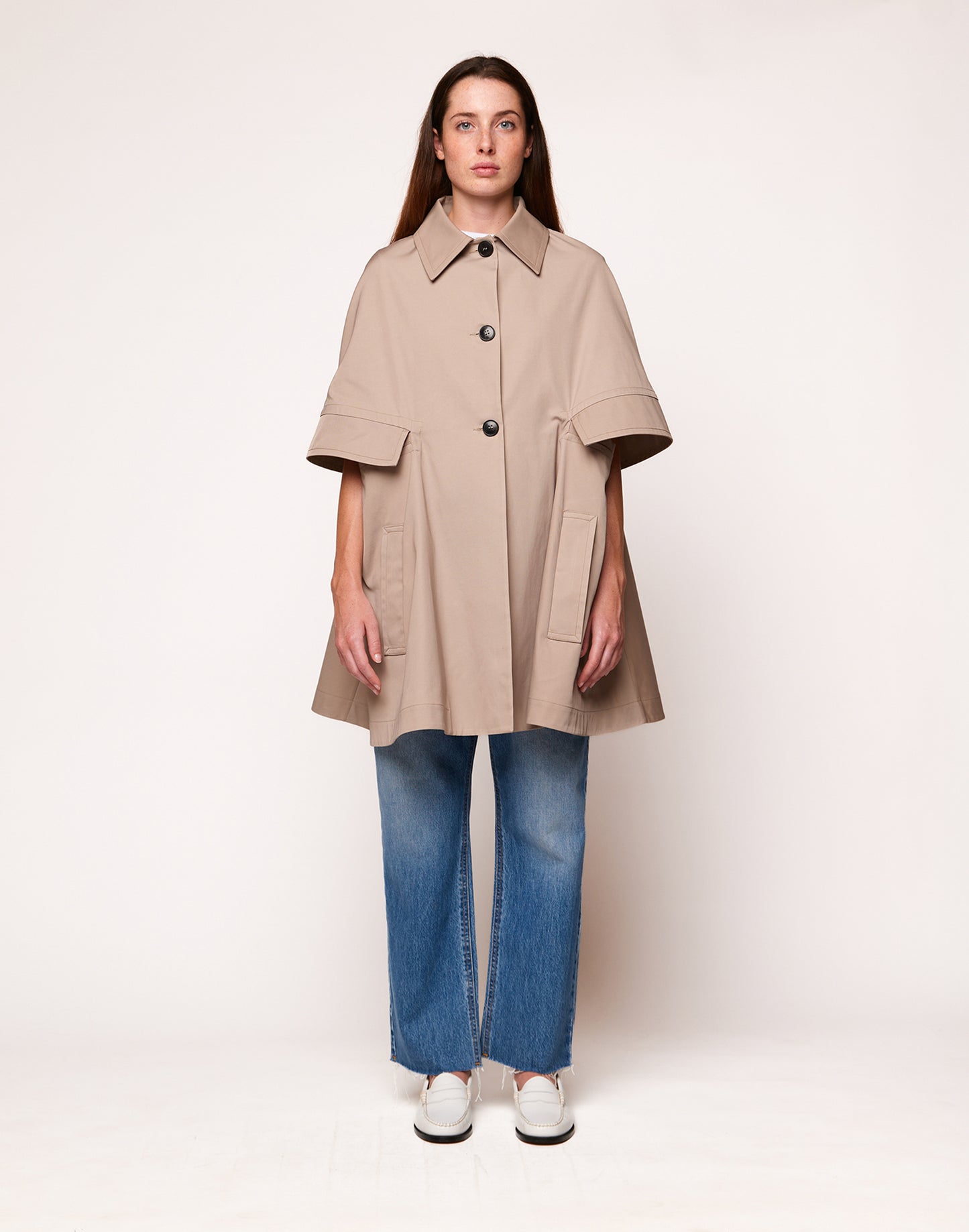 Douuod Cappa Monopetto in Tecno Gabardine Donna