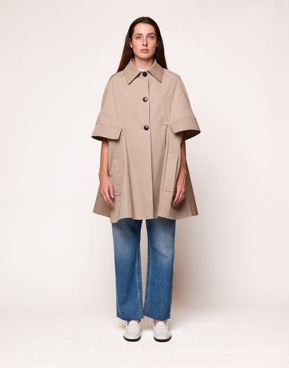 Douuod Cappa Monopetto in Tecno Gabardine Donna