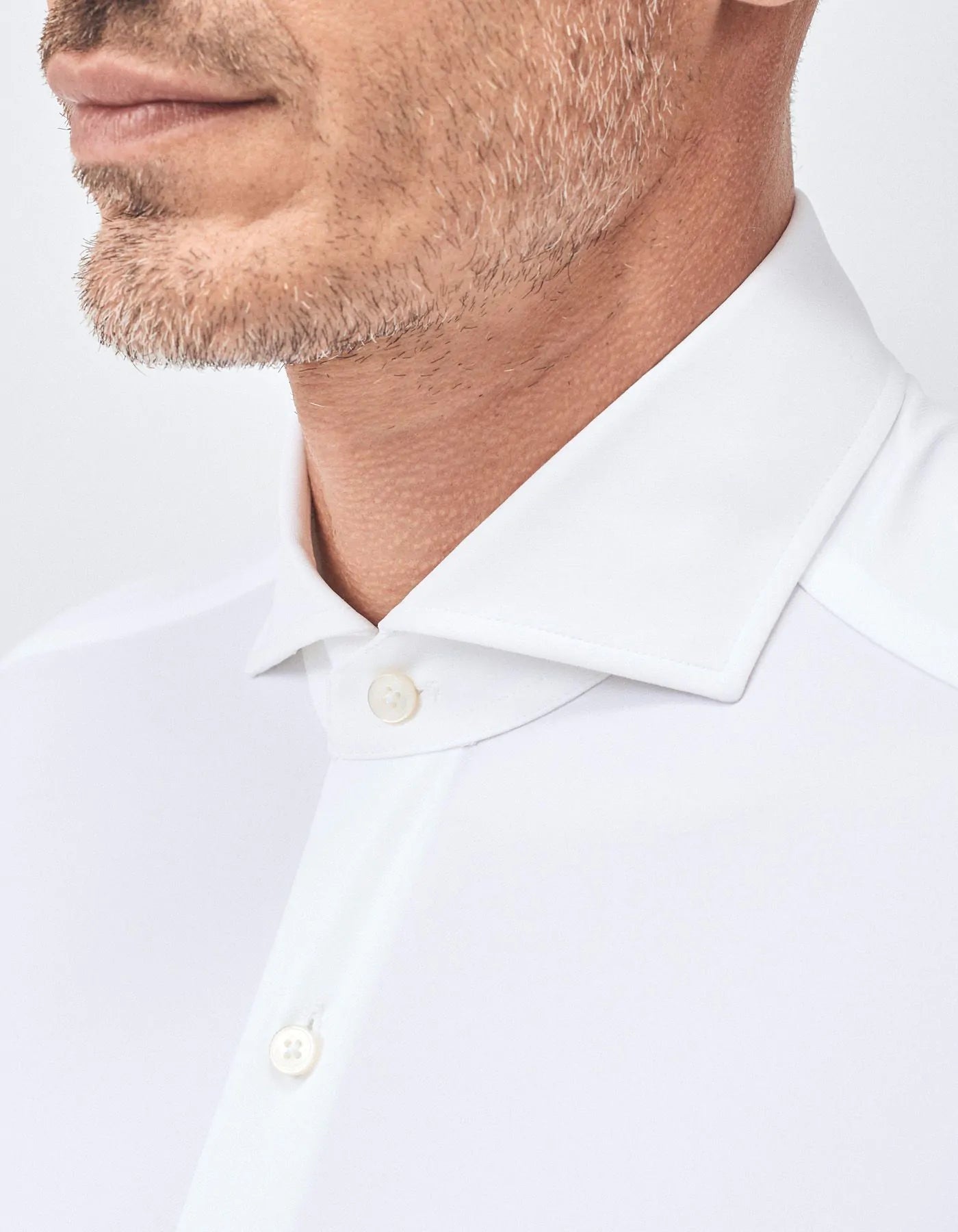 Xacus Camicia Active Tailor Fit Collo francese Tinta Unita Uomo