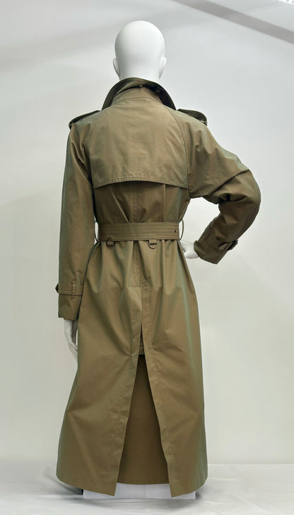 L’Impermeabile Trench Doppio Petto Cinturato Lungo Donna
