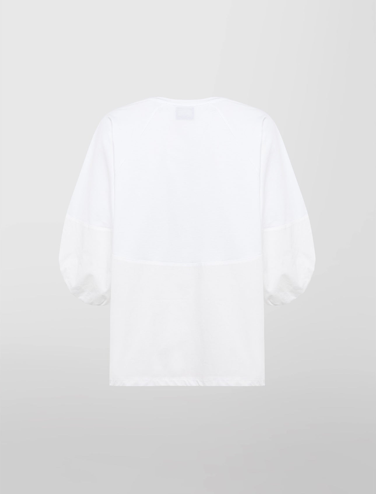 Alpha Studio T-shirt Sbuffo in Jersey e Popeline Donna