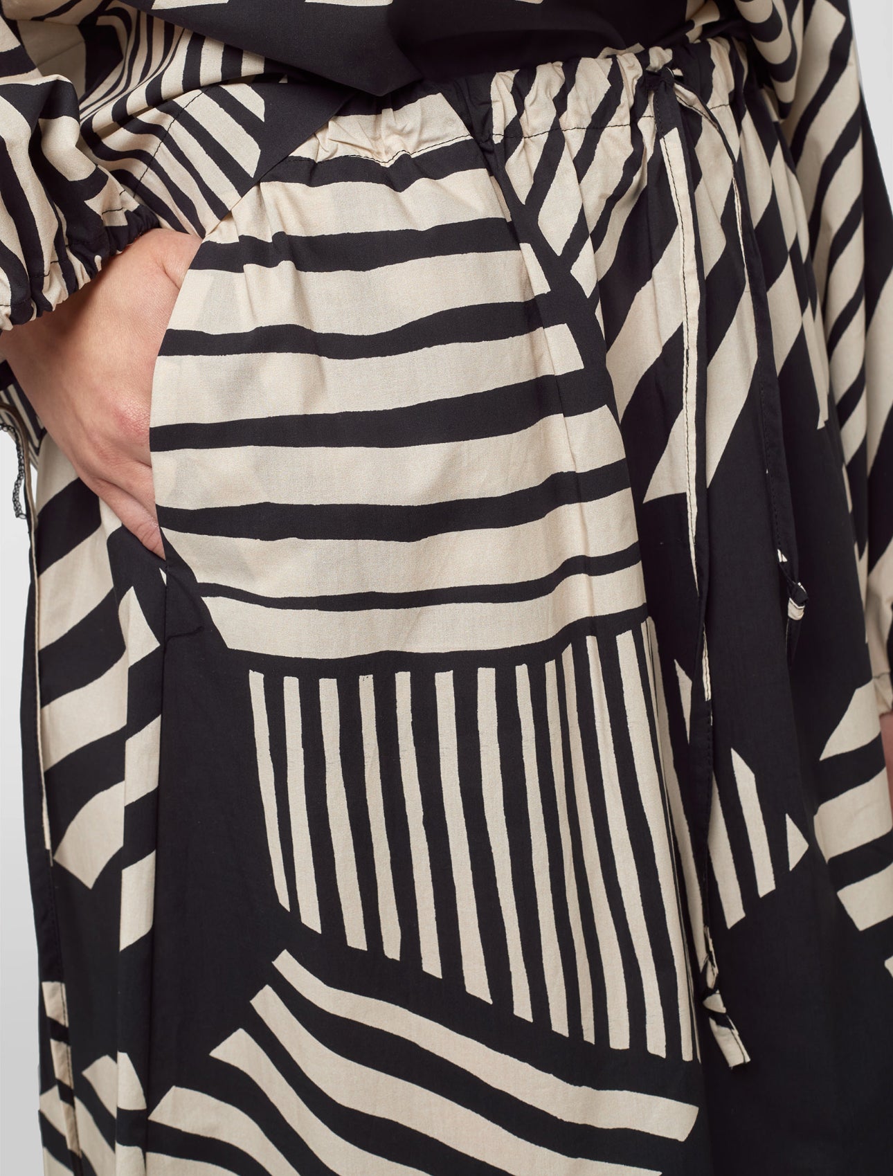 Alpha Studio Gonna Coulisse Stampa Etno Grafica Donna