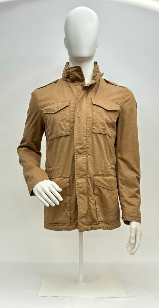 Herno Field Jacket Cotone Lavato Uomo