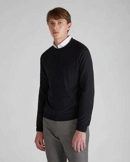Zanone Girocollo Slim Fit in Flexwool Certificato Uomo