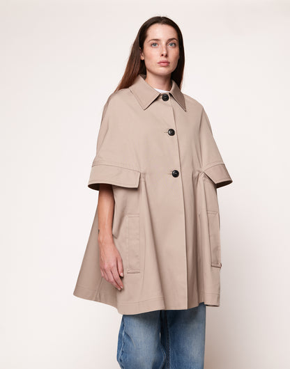 Douuod Cappa Monopetto in Tecno Gabardine Donna