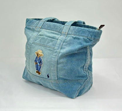 Ralph Lauren Borsa Denim Logo Donna