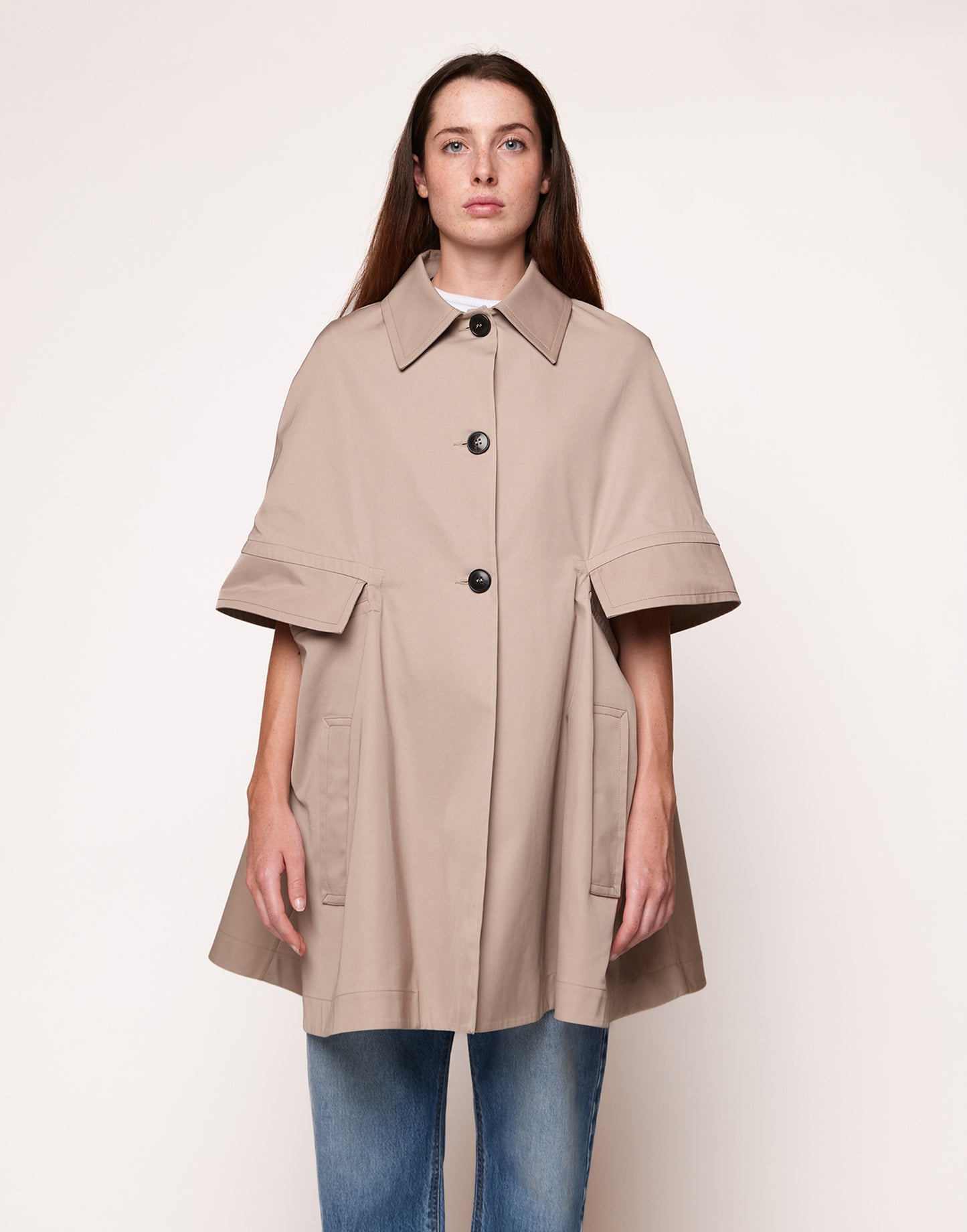 Douuod Cappa Monopetto in Tecno Gabardine Donna
