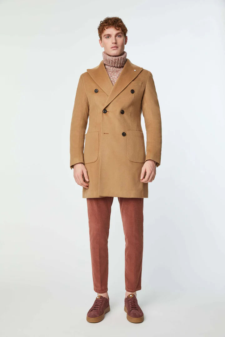 Lbm 1911 Cappotto Doppiopetto in Cashmere Uomo