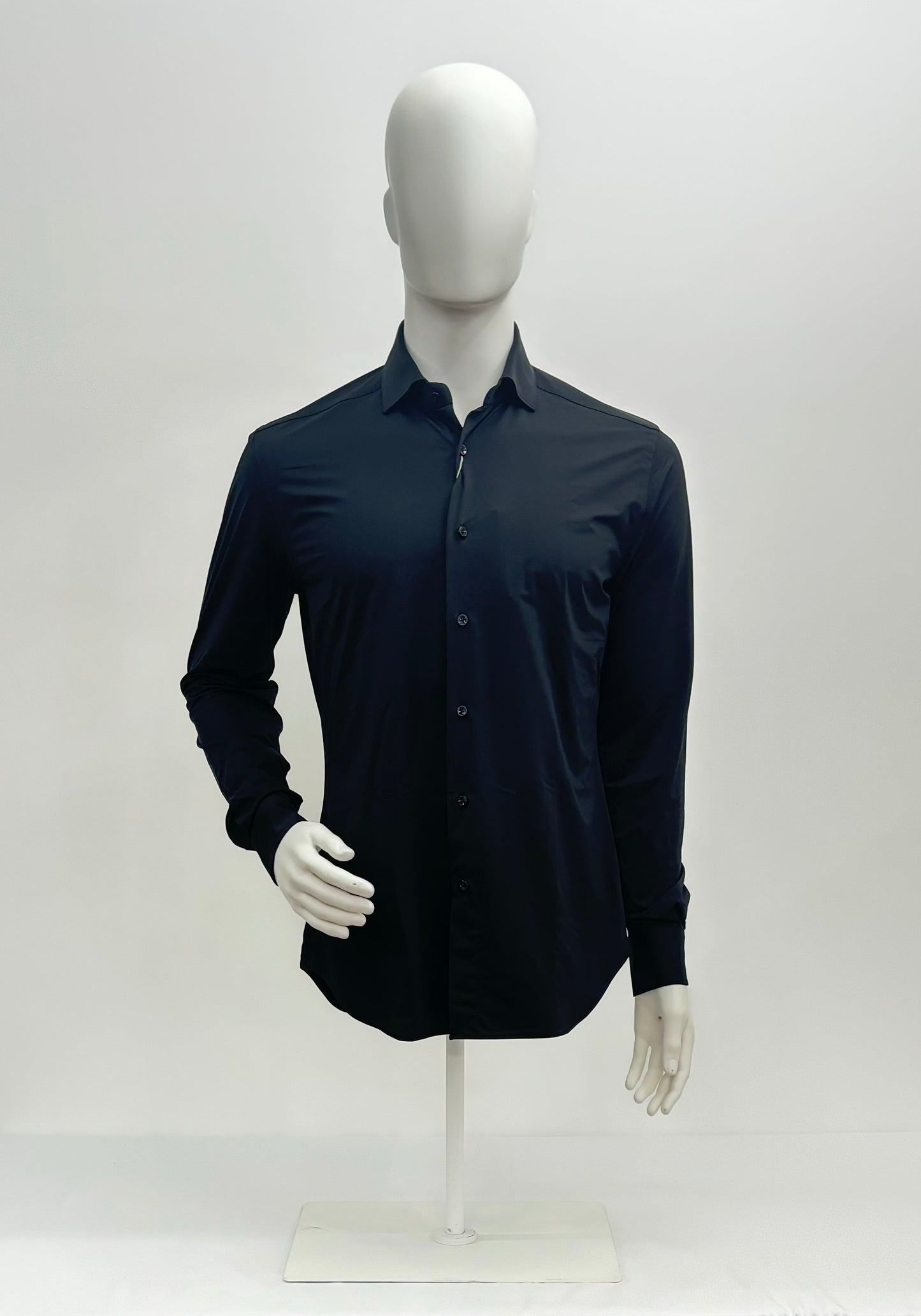 Xacus Camicia Stretch Collo Francese Uomo