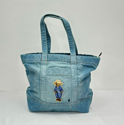 Ralph Lauren Borsa Denim Logo Donna