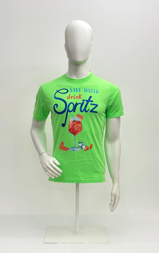 Mc2 Saint Barth T-shirt “Save Water Drink Spritz” Uomo